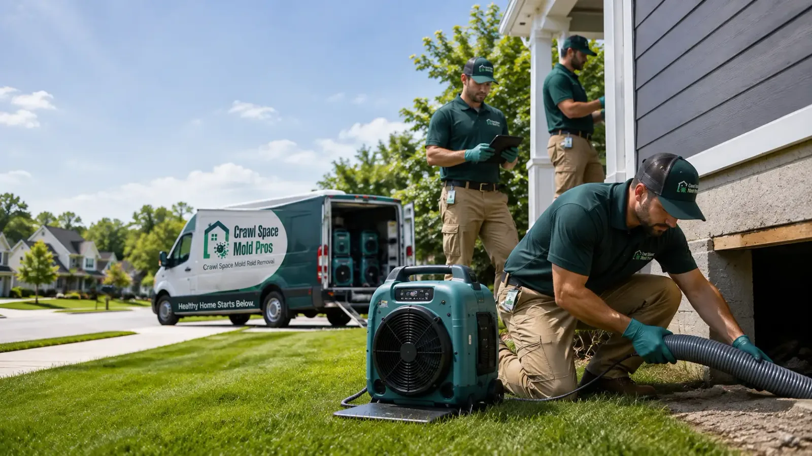 Crawl Space Mold Removal in Hines, MN